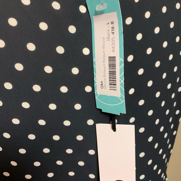 Q&A	Venice Relaxed Peplum Blouse - Picture 3 of 3